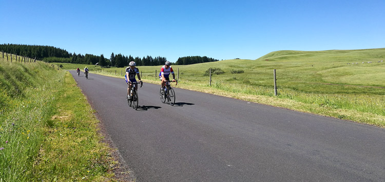 racefiets reis auvergne frankrijk