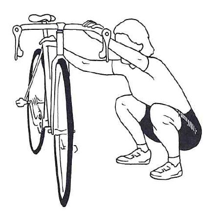krachttraining fietsers squat strekken