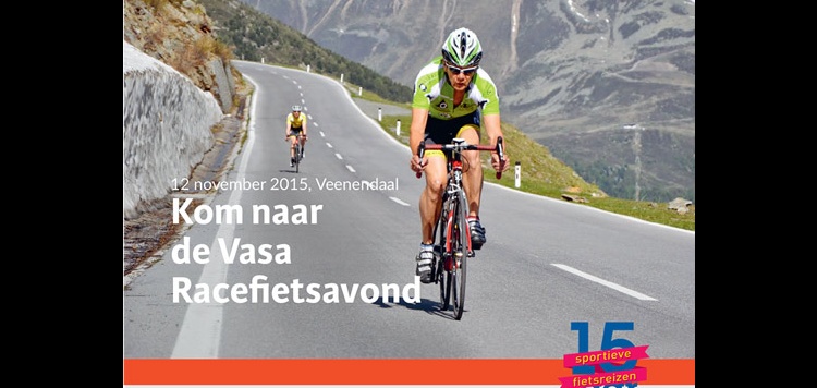 Flyer racefietsavond