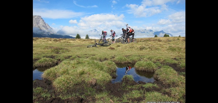 Prachtig beeld tijdens de GPS-reis Lermoos - Meran