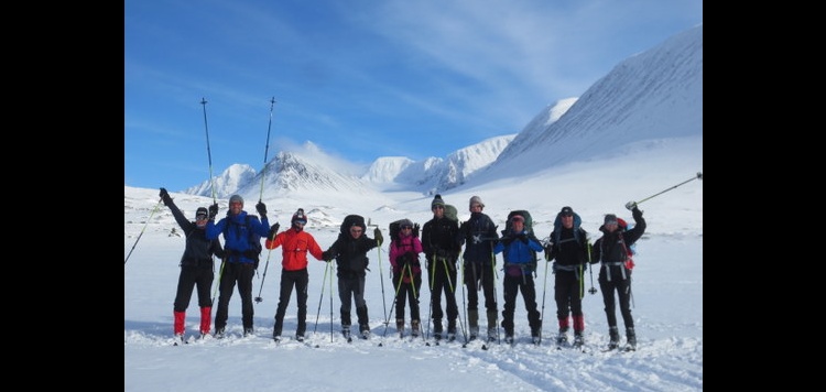 10 avonturiers in Kungsleden