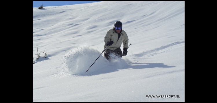 Prachtig besneeuwde piste