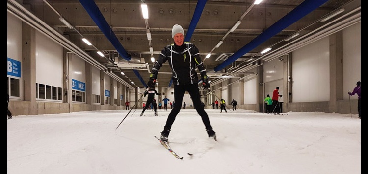 Langlaufen in de sneeuwhal bij Vasa Sport