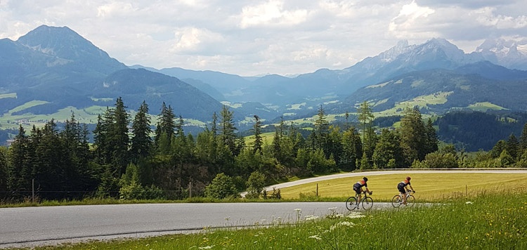 Racefiets reis salzburgerland