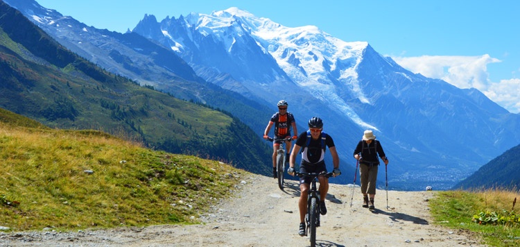 MTB route Mont Blanc reis transalp