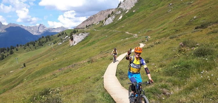 Mountainbiken in de Alpen kan weer