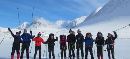 10 avonturiers in Kungsleden