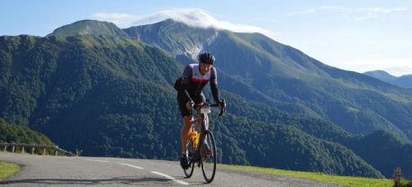 Racefietsen in de Pyreneeën