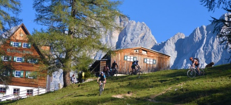 mtb tocht met hutten overnachtingen transalp