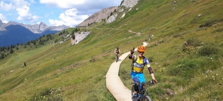 Mountainbiken in de Alpen kan weer
