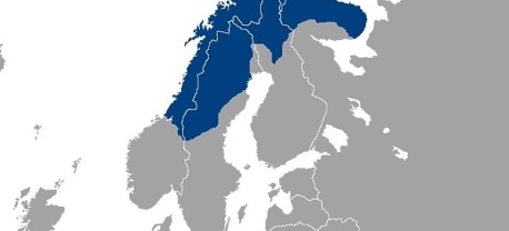 Sápmi-Lapland-kaart