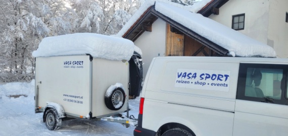 Sneeuw op de Vasa Sport langlauf bestemmingen