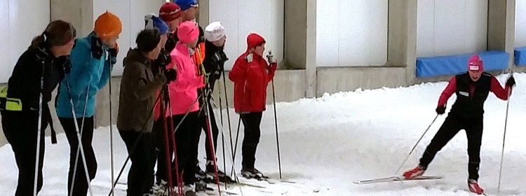 Sneeuwhal cursus skating